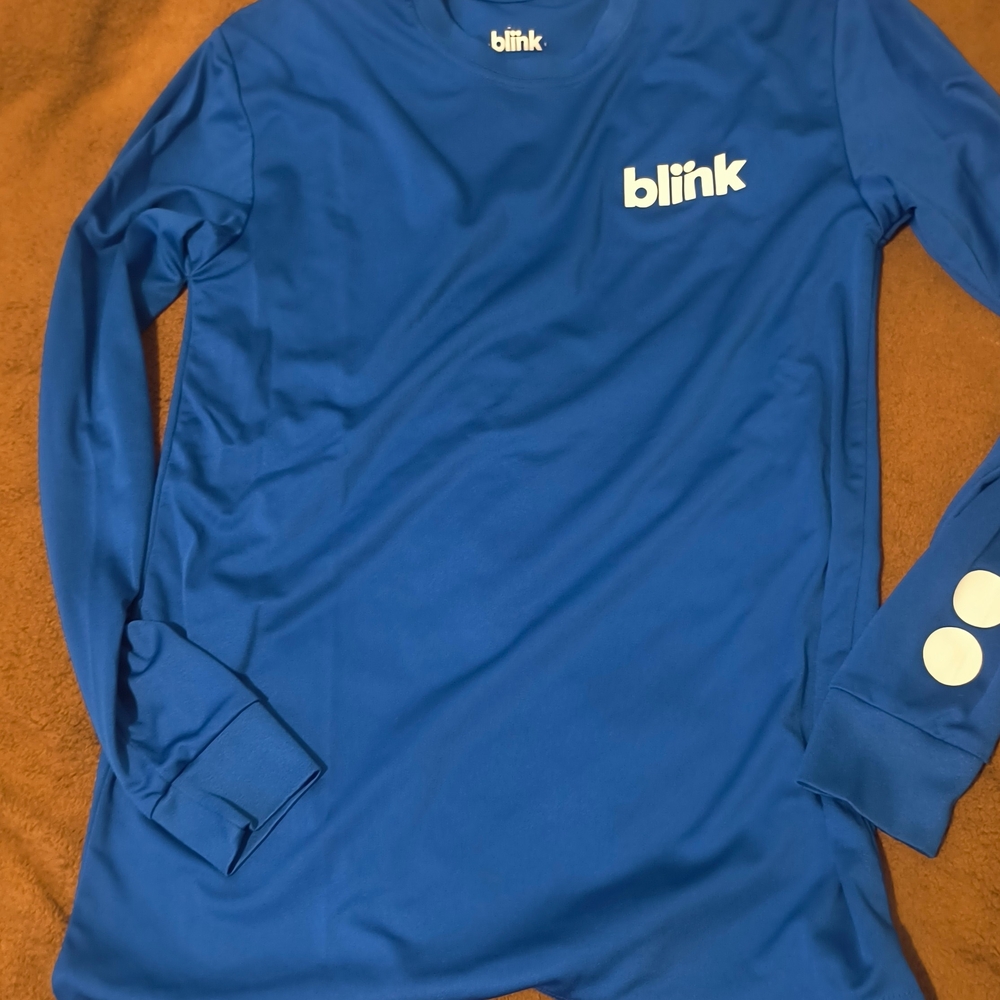 blink Women's Long Sleeve Logo Tee — Blue